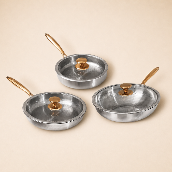 Puur Titanium Signature Pannenset (6-delig)