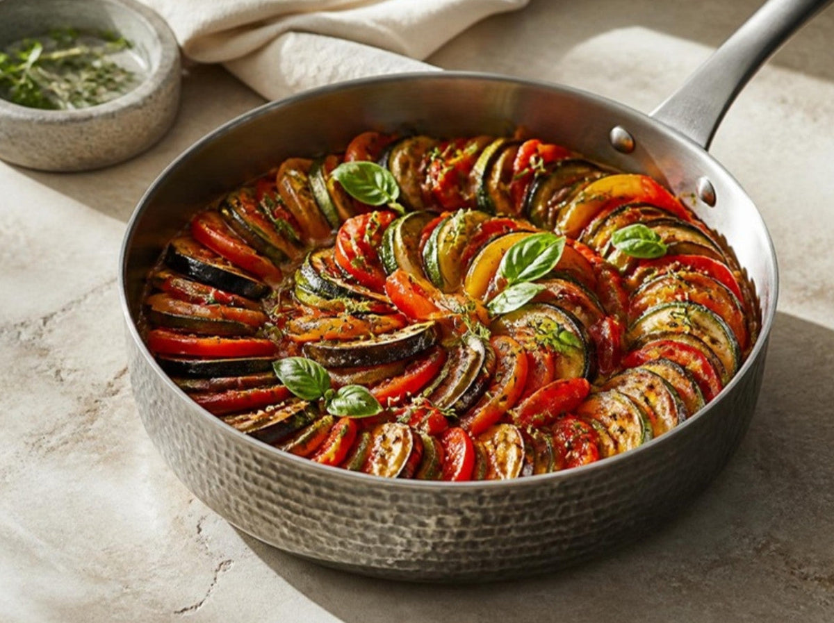 Ratatouille uit één pan