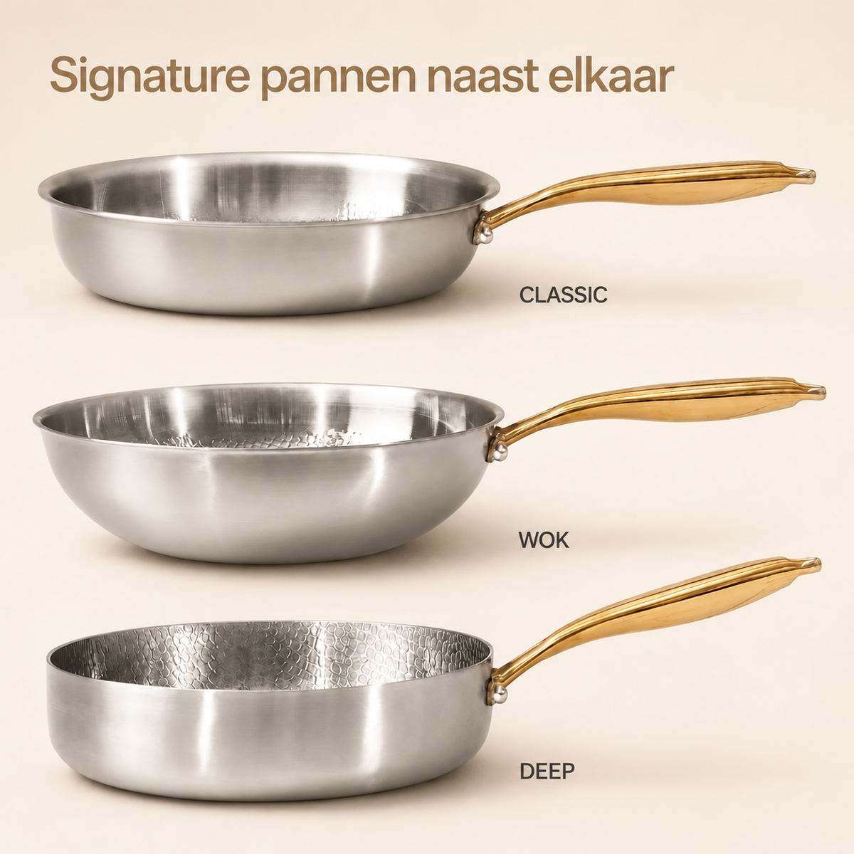 Nordvik Gecertificeerde Puur Titanium Wokpan Pro
