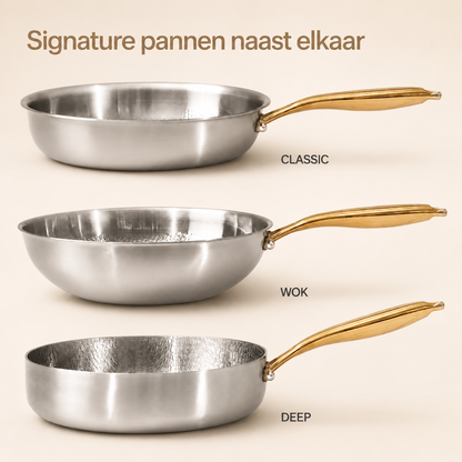 Nordvik Gecertificeerde Puur Titanium Wokpan Pro
