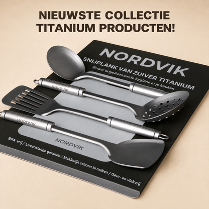 Nordvik® 100% Puur Titanium Spatel / Keukengerei