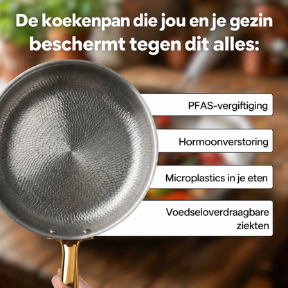 Puur Titanium Classic Pannen Trio Set (8-delig)