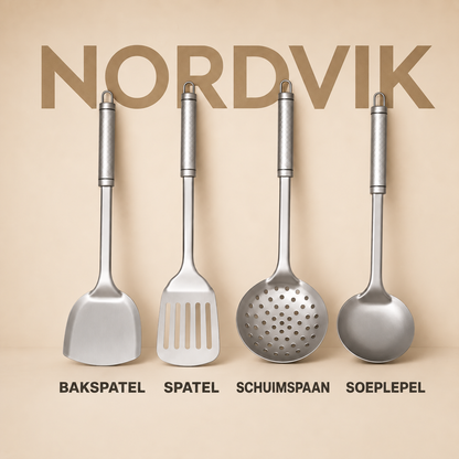 Nordvik® 100% Puur Titanium Spatel / Keukengerei