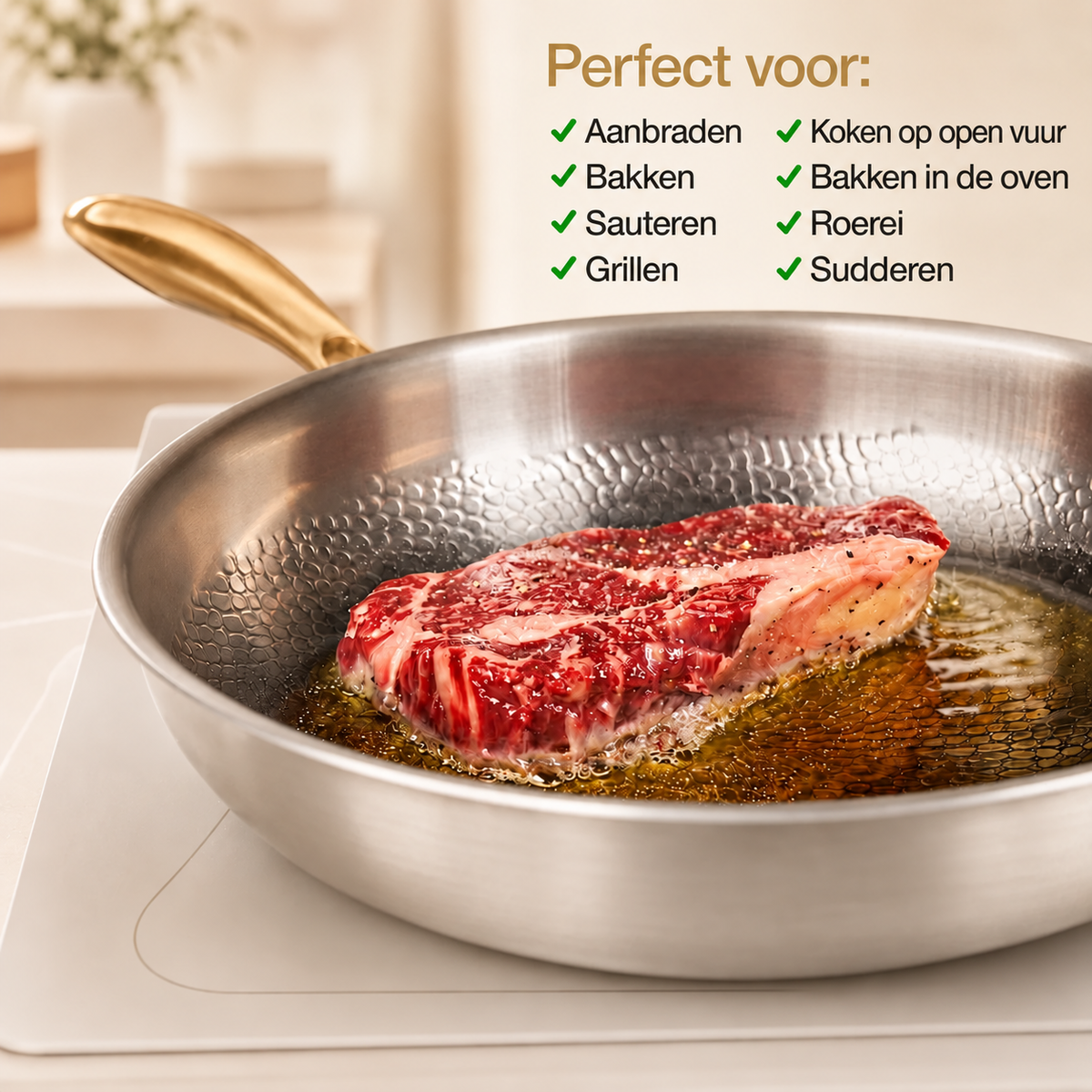 EXCLUSIEVE SALE | Puur Titanium Pannen Dagelijkse Duo Set (10-delig)