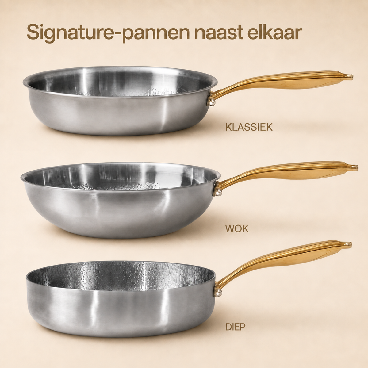 Puur Titanium Signature Pannenset (6-delig)